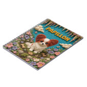 Carnet Chiot Papillon Mignon, Bébé Chien (Côté gauche)