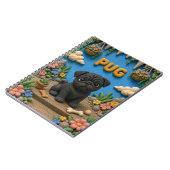 Carnet Chiot Pug Mignon, Bébé Chien (Côté gauche)