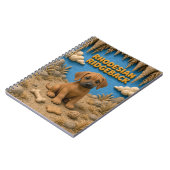 Carnet Chiot Rhodesian Ridgeback mignon, bébé chien (Côté gauche)