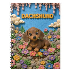 Carnet Chiot Teckel Mignon, Bébé Chien