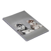 Carnet chiots de husky sibérien (Côté Droit)