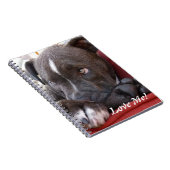 Carnet Chiots de Pitbull de bébé (Côté Droit)