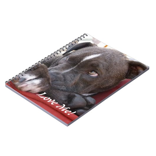 Carnet Chiots de Pitbull de bébé (Côté gauche)