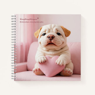 Carnet Chiots Shar Pei – Douce Étreinte par WangWang