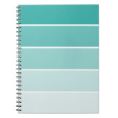 Carnet Chip bleu turquoise (Devant)