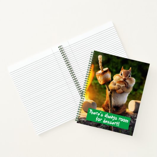 Carnet Chipmunk Manger Marshmallow (Intérieur)