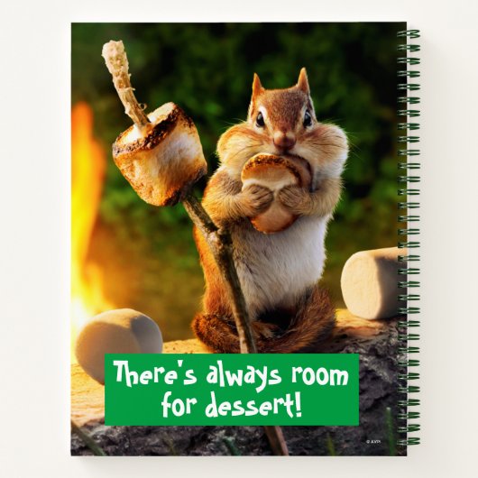 Carnet Chipmunk Manger Marshmallow (Dos)