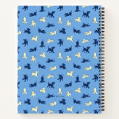Carnet Chipons de laboratoire jaune et noir Blue Custom L (Dos)