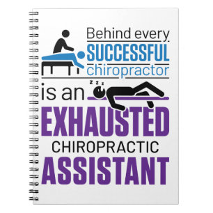 Carnet Chiropractor Adjoint Chiropractor Funny Dit