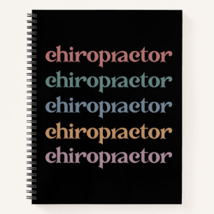 Carnet Chiropraticien Rétro Chiropratique Chiro Cadeaux d