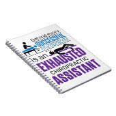 Carnet Chiropratique Assistant Chiropraticien Drôle Dire (Côté Droit)