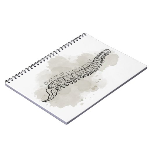 Carnet chiropratique, chiropraticien, cadeau Chiro (Côté gauche)