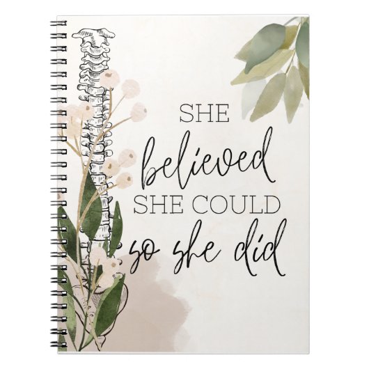 Carnet Chiropratique Diplôme, Chiropratique (Devant)