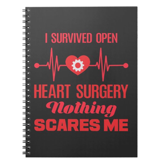 Carnet Chirurgie cardiaque ouverte Survivant Obtenez une  (Devant)