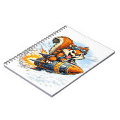 Carnet Chispa the Rocket Squirrel Spiral Notebook (Côté gauche)
