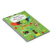 Carnet Choco d'entraînement sur l'agilité des chiens des (Côté Droit)