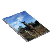 Carnet Chocolat au lait Cheval Brown en bleu (Côté Droit)