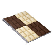 Carnet Chocolat Brown Et Blanc (Côté Droit)