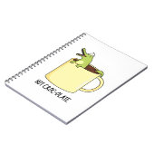 Carnet Chocolat Chaud au Crocodile Blague Drôle (Côté gauche)
