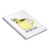Carnet Chocolat Chaud Crocodile Drôle Pun  (Côté Droit)