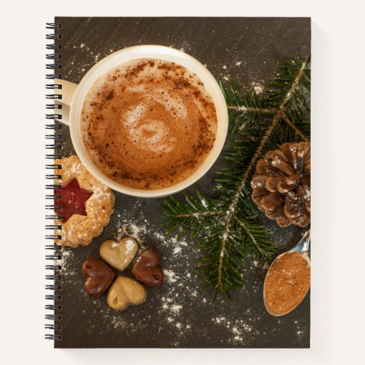 Carnet Chocolat chaud de Noël (Devant)