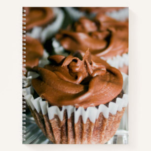 Carnet Chocolat Frosted Cupcakes Photographie alimentaire