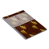 Carnet Chocolat Gold Lights ordinateur portable moderne t (Côté Droit)