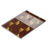 Carnet Chocolat Gold Lights ordinateur portable moderne t (Côté gauche)