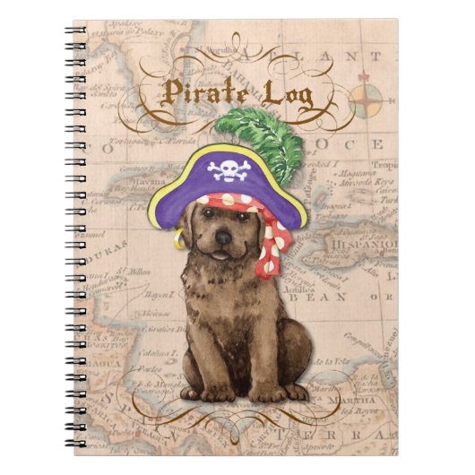 Carnet Chocolat Lab Pirate (Devant)