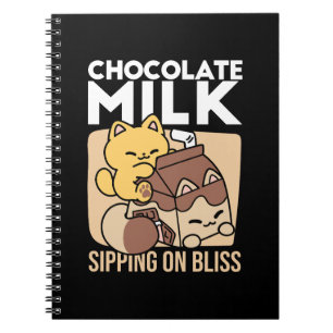 Carnet Chocolat Lait En Train De Siroter La Félicité – No