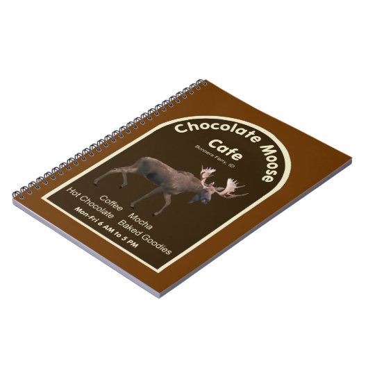Carnet Chocolat Moose Café (Côté gauche)