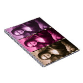 Carnet Chocolat rose violet Poster de animal Mona Lisa (Côté Droit)