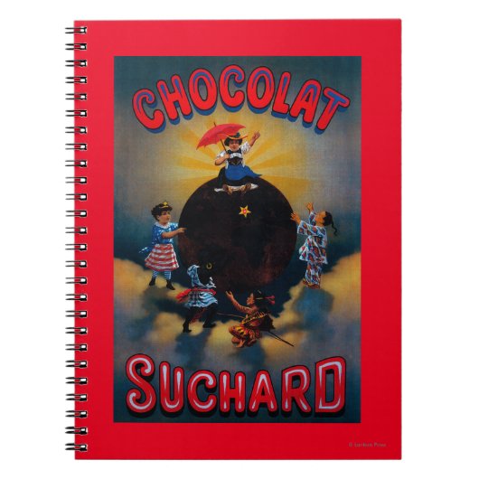 Carnet Chocolat Suchard Poster Vintage Europe (Devant)
