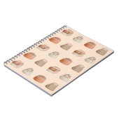 Carnet Chocolates Watercolor Pattern Notebook (Côté gauche)