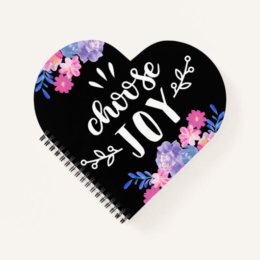 Carnet Choisissez Joy - Floral (Devant)
