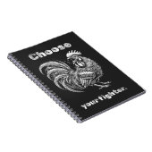 Carnet Choose Your Fighter – Demon Rooster. (Côté Droit)