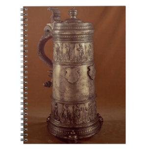 Carnet Chope de guilde, étain argenté, 1564
