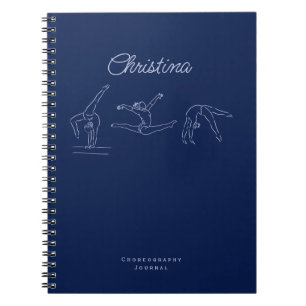 Carnet Chorégraphie Élégante de Routine de Gymnastique en