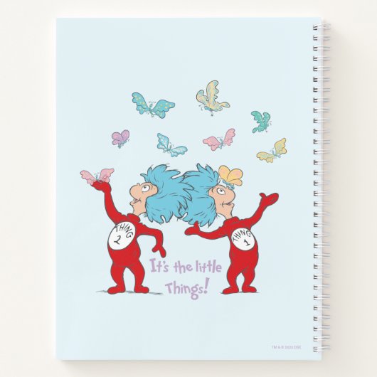 Carnet Chose Un Chose Deux Ce sont les petites choses ! (Dos)