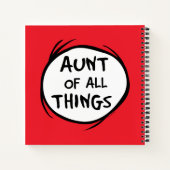 Carnet Chose Un Chose Deux - Tante de toutes choses (Dos)