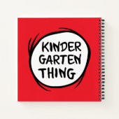 Carnet Chose Une Chose Deux - Chose maternelle (Dos)