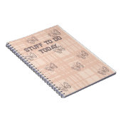 Carnet Choses à faire aujourd'hui (Côté Droit)