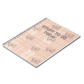 Carnet Choses à faire aujourd'hui (Côté gauche)