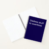 Carnet Choses inutiles à trop réfléchir (Intérieur)