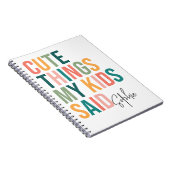 Carnet Choses Mignonnes Que Mes Enfants Ont Dites - Souve (Côté Droit)