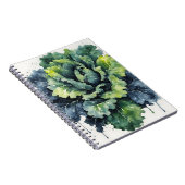 Carnet Chou frisé - Fleurs à l'aquarelle (Côté Droit)