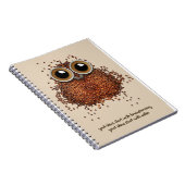 Carnet Chouette à café Lover (Côté Droit)