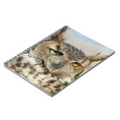 Carnet Chouette à cornes (Bubo virginianus) (Côté gauche)