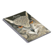 Carnet Chouette à grande corne (Côté Droit)