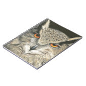 Carnet Chouette à grande corne (Côté gauche)